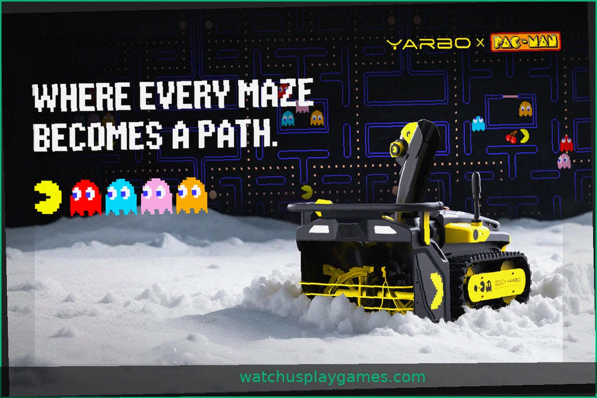 PAC-MAN and Yarbo Team Up for Snow Clearing